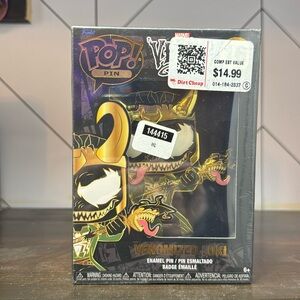 Marvel Venom Loki Enamel Funko Pop Pin NWT